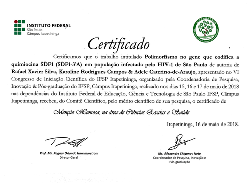  Certificado Rafael