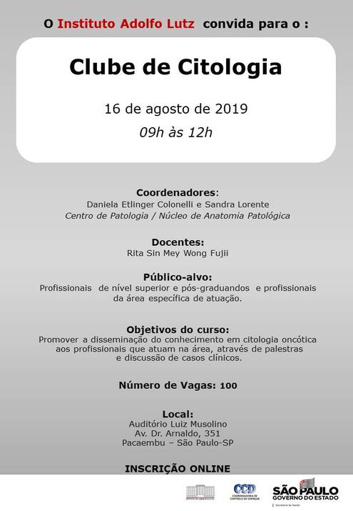  Clube de citologia 16-08-19